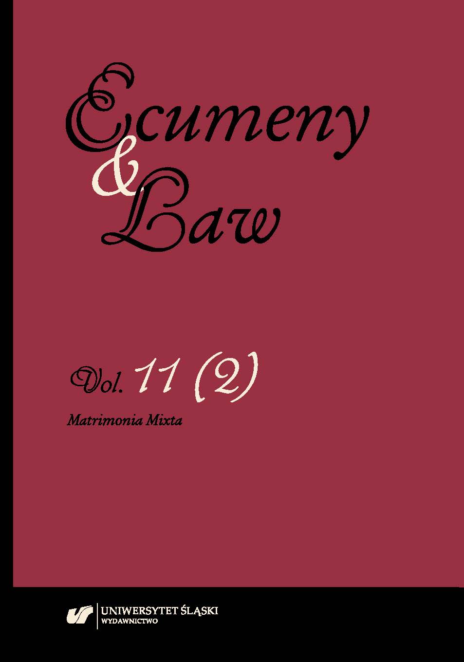 Ecumeny and Law